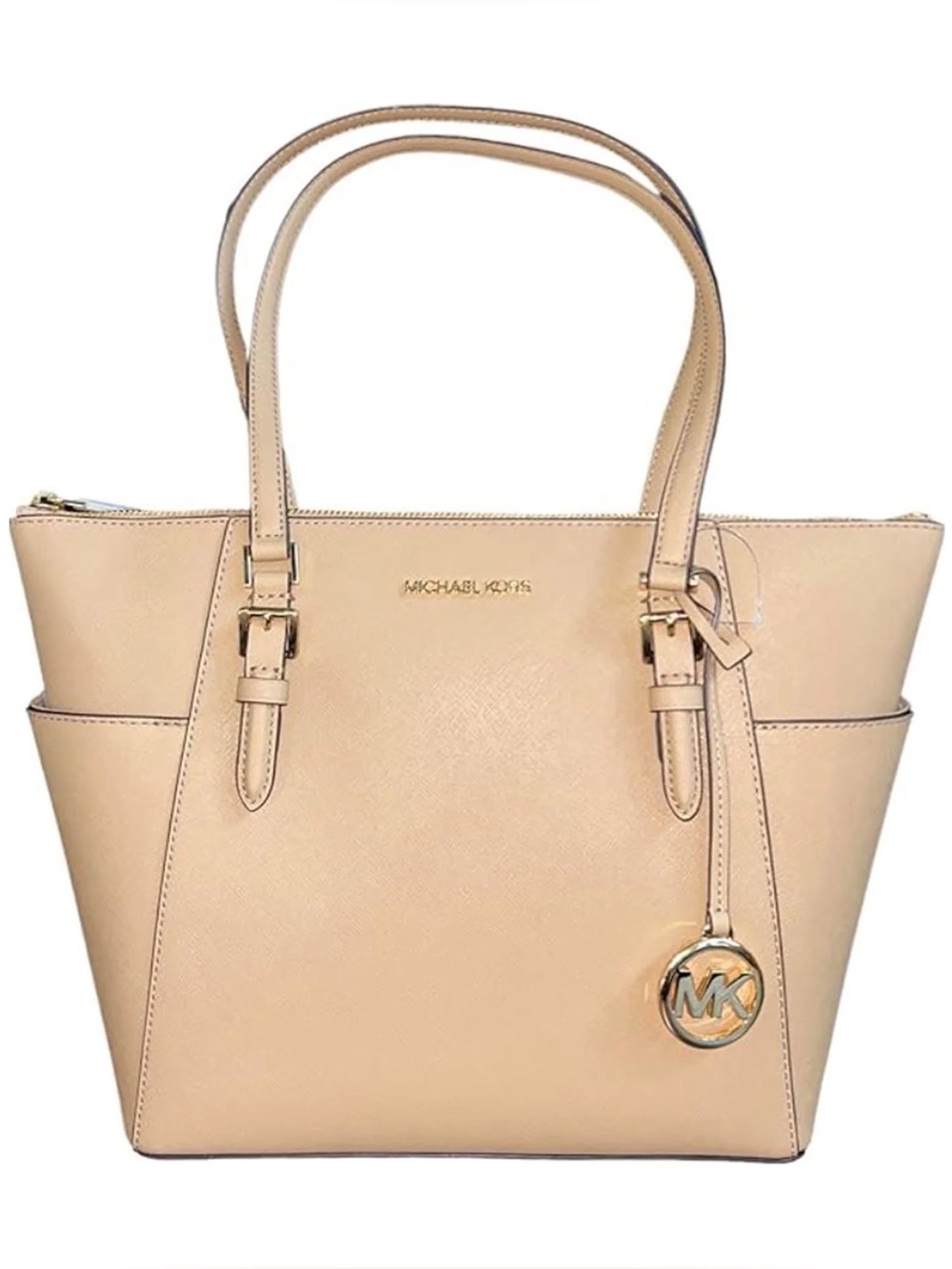 Michael Kors Cream Leather Tote
